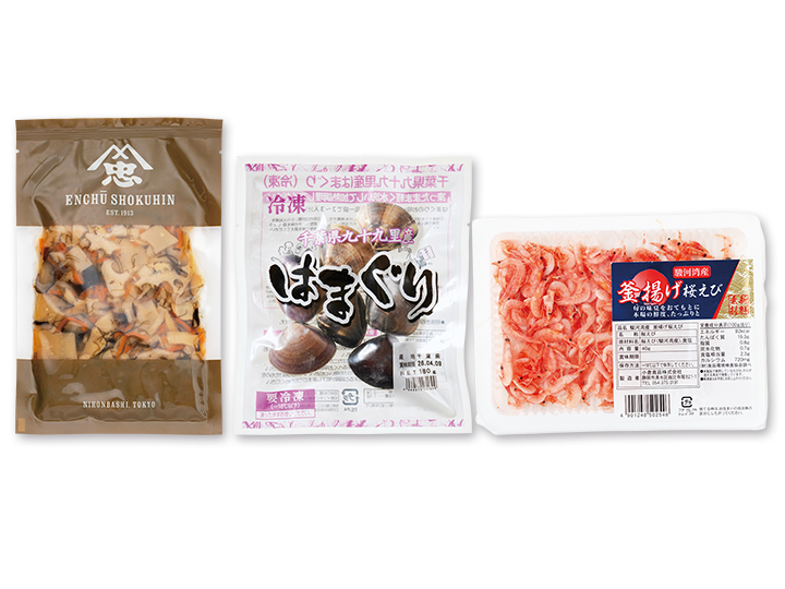 桃の節句　ちらし寿司の素＆釜揚げ桜えび＆はまぐりセット_2