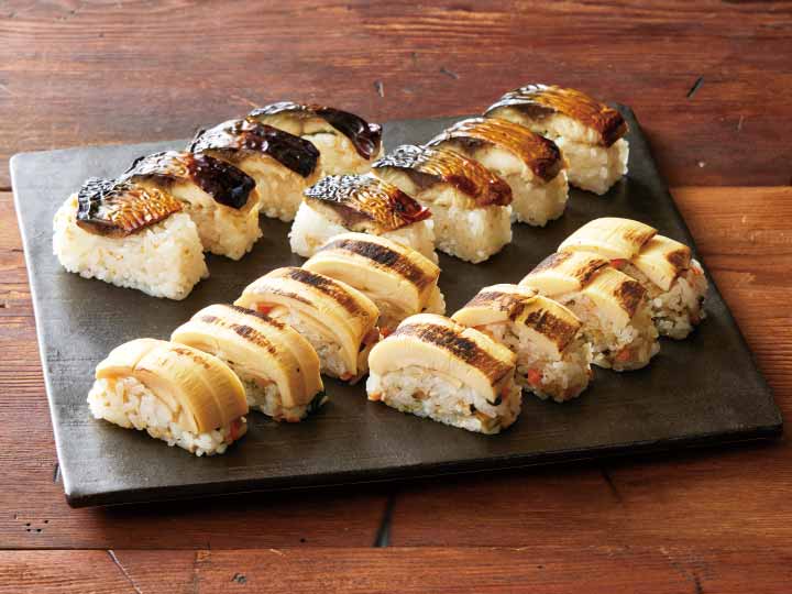 焼きさば＆炙り筍棒寿司セット