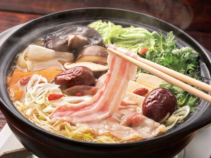 【セットがお得】和漢素材の食養スープ鍋の素＋キノコ村のきのこセット