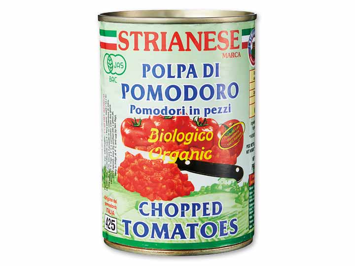ストリアネーゼ　有機トマト缶（カット）