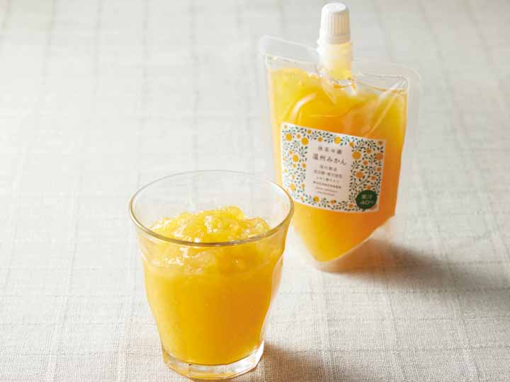 無茶々園の飲む柑橘ゼリー（温州みかん）