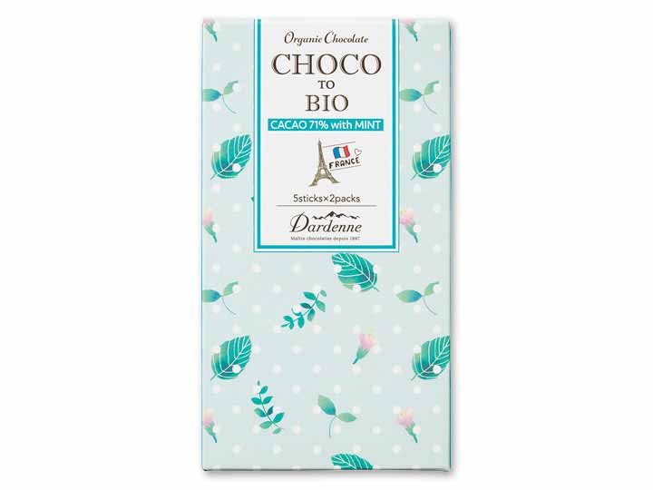チョコっとビオ　有機ミントチョコレート　カカオ71％_2