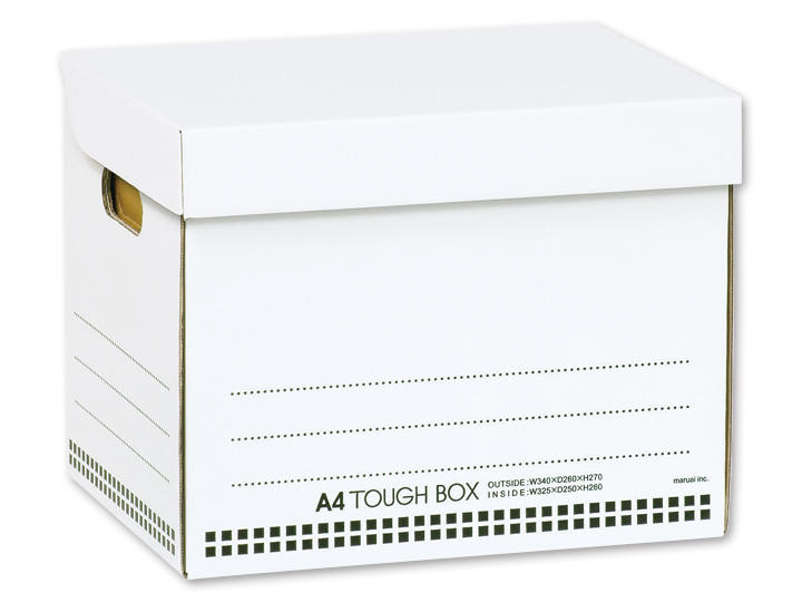 タフボックスドキュメントＡ4ホワイト　5枚組