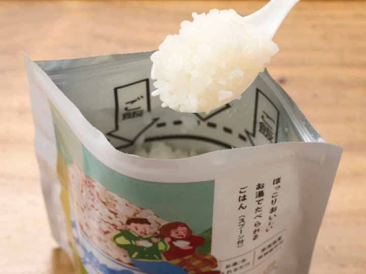 非常食アルファ米 ほっこりおいしい!お湯でたべられるごはん(特別栽培米使用)_5