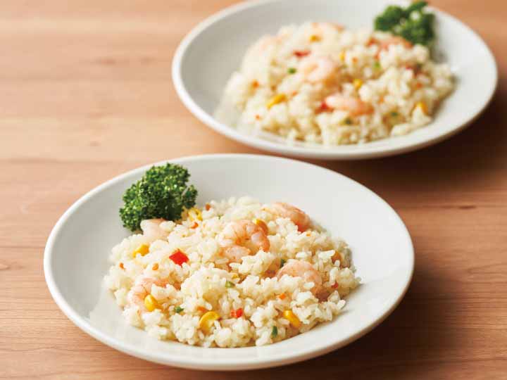5種野菜と国産バターの香り　天然えびと国産野菜のピラフ_4