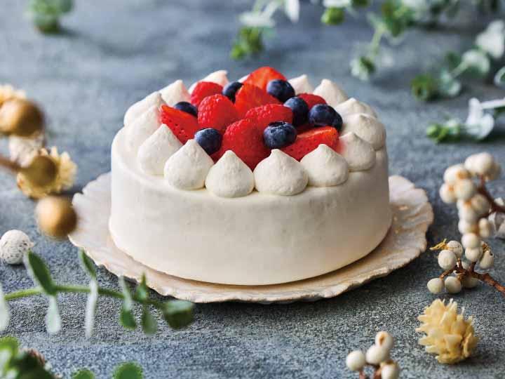 濃厚豆乳クリームのショートケーキ