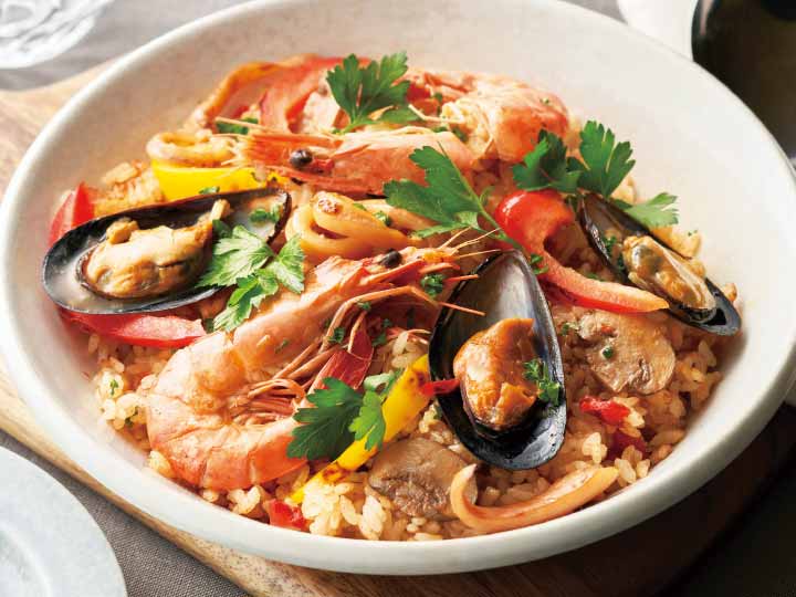 海の幸たっぷりシーフードパエリアの素（1合用）