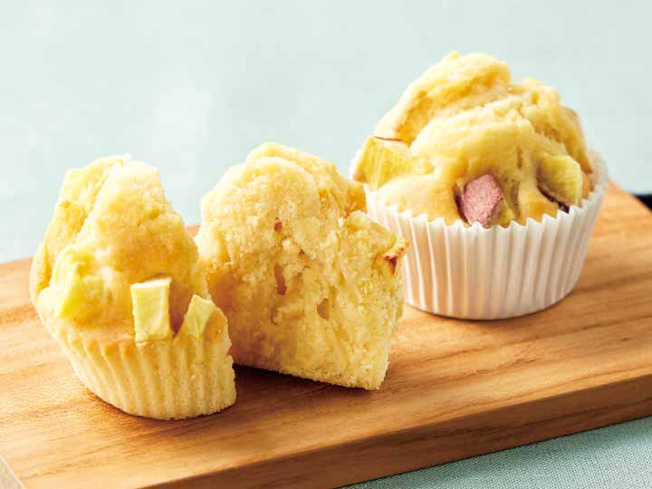 ゴロゴロさつまいものカップケーキ