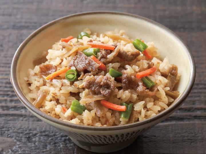 あたためるだけ　国産牛の牛すきめし