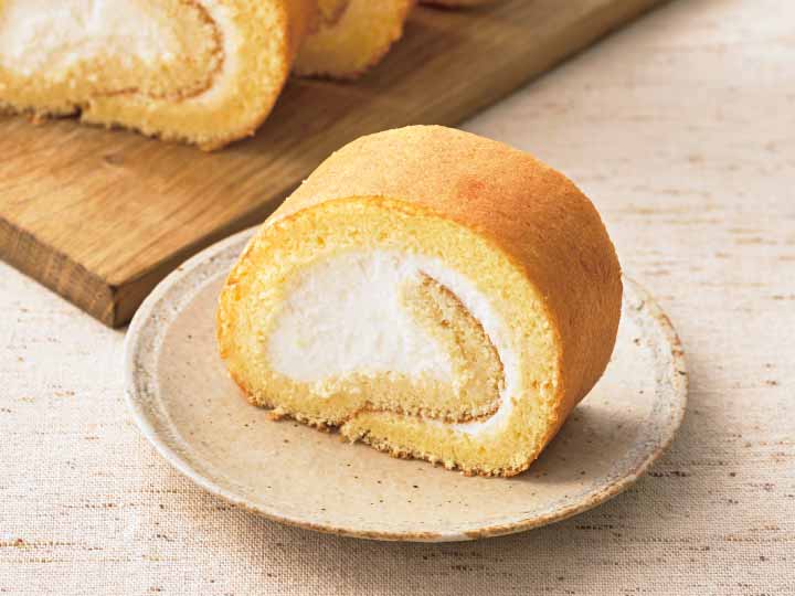 ふわふわ米粉ロールケーキ
