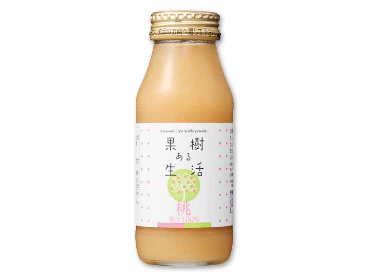 果樹ある生活　桃ジュース
