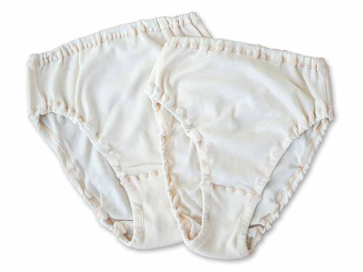 予約　レディースショーツ2枚セット（Ｍ／キナリ）