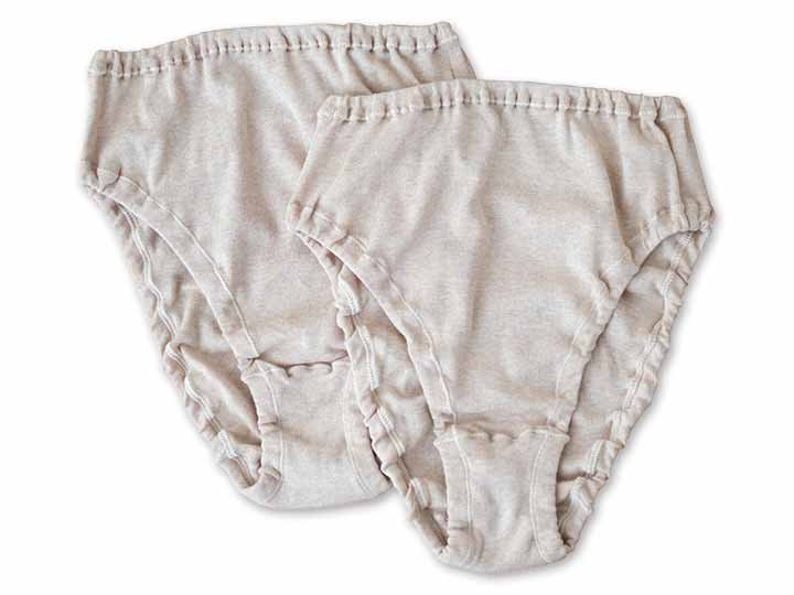 予約　レディースショーツ2枚セット（Ｍ／茶）