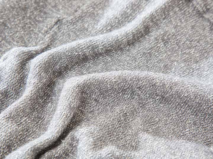 予約　【日本製】シルク混　絹のさらさらスパッツ（グレー）Ｍ−Ｌ_3