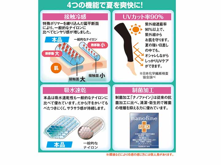 予約 日本製 接触冷感1分丈パンツ_3