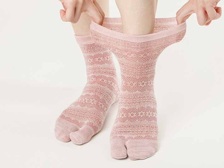 予約 日本製 やわらかコットンタビソックス_3