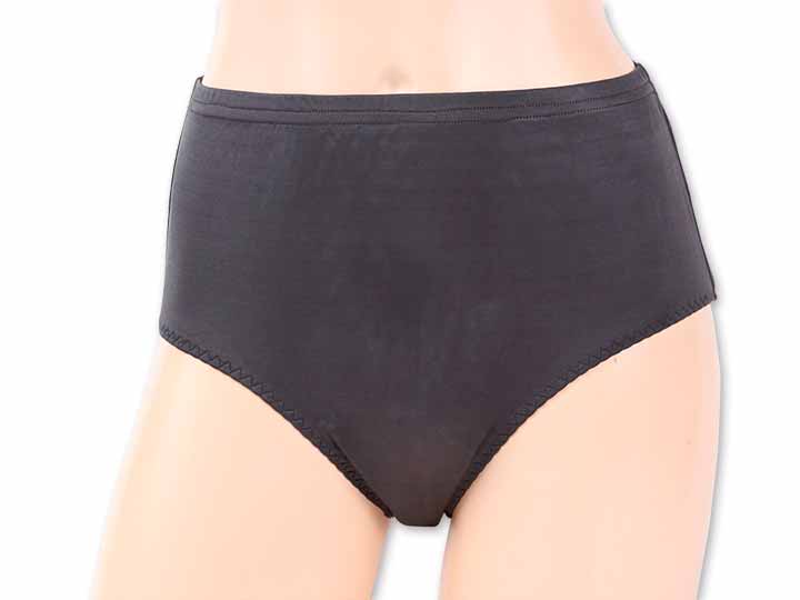 予約　ＳＩＬＫファインタッチ深型ショーツ（チャコール）Ｌ