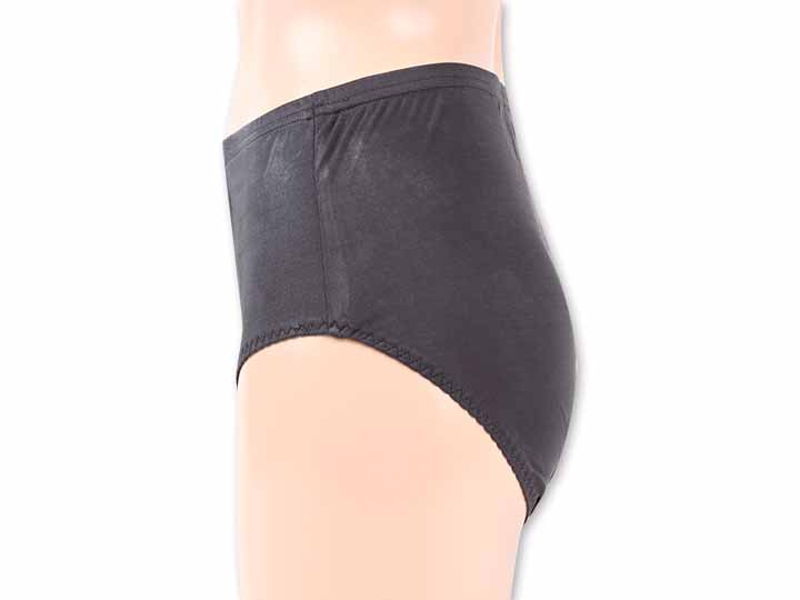 予約　ＳＩＬＫファインタッチ深型ショーツ（チャコール）Ｌ_3
