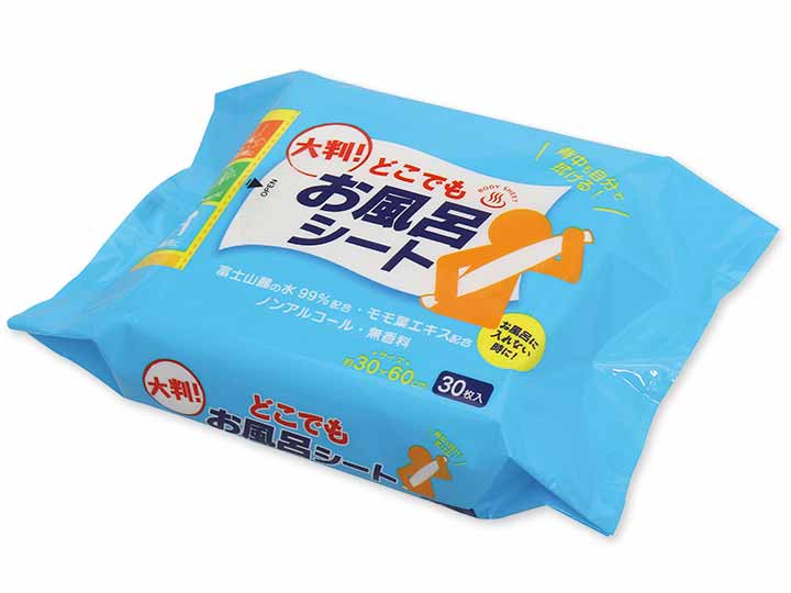 大判 どこでもお風呂シート 30枚入 有機野菜や自然食品の購入は大地を守る会のお買い物サイト