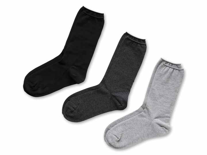予約　綿100％ゴムなし消臭メンズソックス