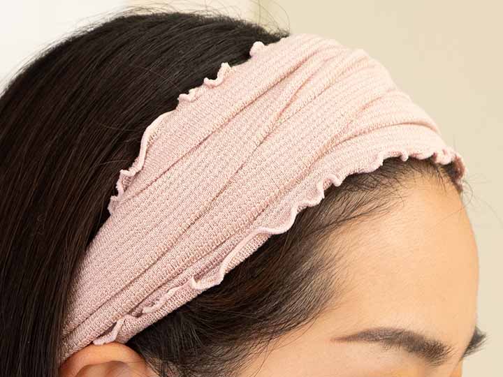 予約　Ｐｒａｋｒｉｔｉ　Ｗｅａｒｉｎｇシルクのインナーブラカバー（ウォーマー）スモーキーピンク_2