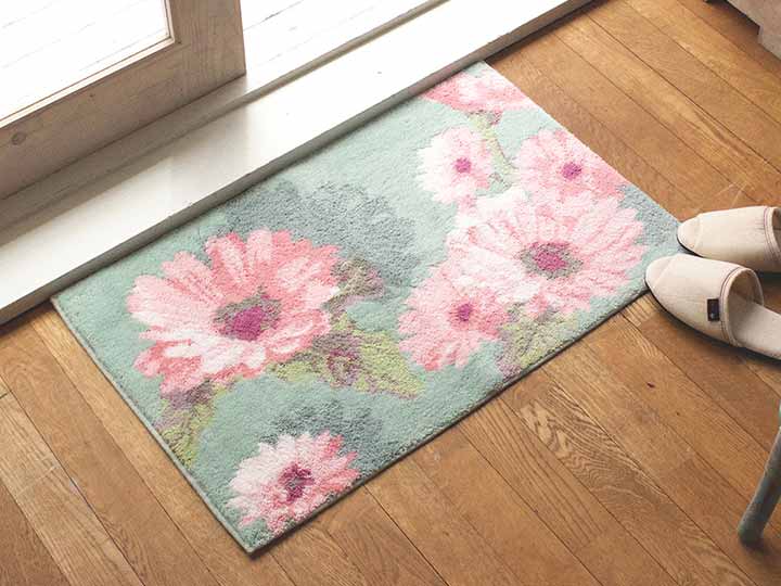 予約　洗えるコーナー吸着玄関マット　フランシール　50×80_2
