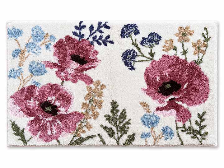 予約　洗えるコーナー吸着玄関マット　セレーナ　50×80