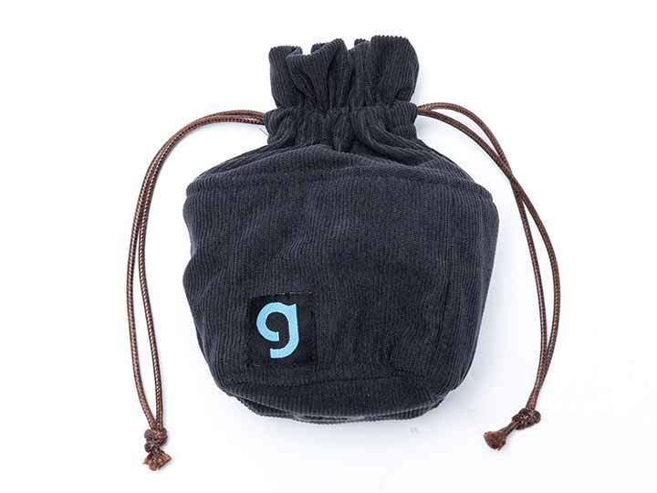 予約　ジムテリアシェイクボックス　巾着ケース付き（チャコールグレー）_2