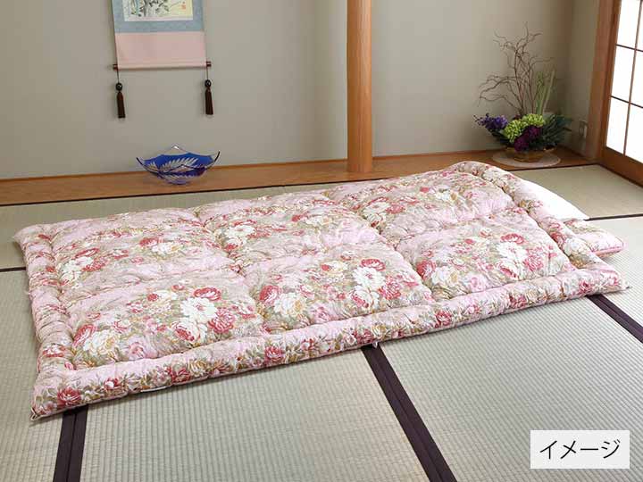 仕立て直し 羊毛硬わたキルト敷布団 柄おまかせ シングルロング 赤系 | 有機野菜や自然食品の購入は大地を守る会のお買い物サイト 仕立て直し 羊毛硬わたキルト敷布団 柄おまかせ シングルロング 赤系 | 有機野菜や自然食品の購入は大地を守る会のお買い物サイト