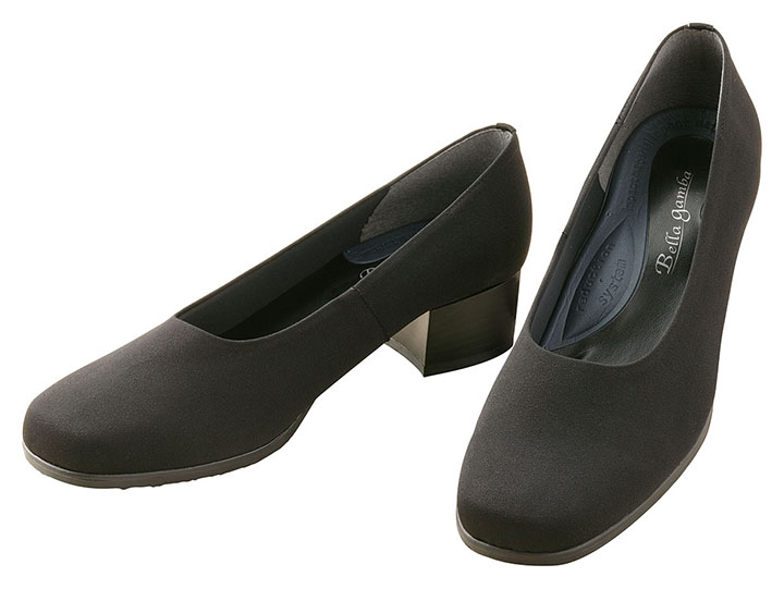 予約　足が楽な　布製フォーマルパンプス24.5