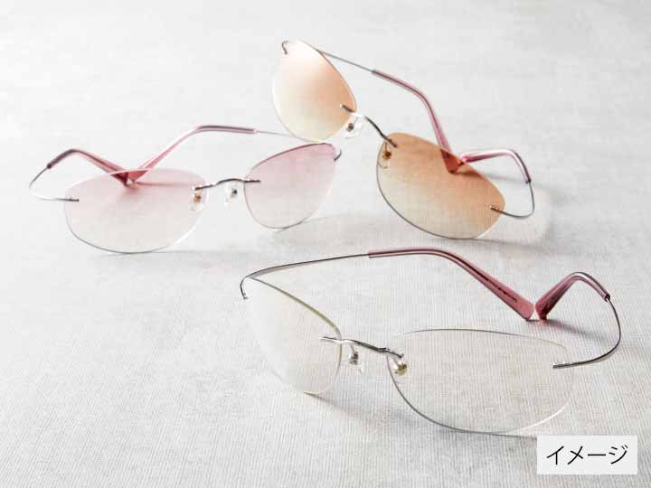 予約　オールタイムサングラス　チタンＦ　ピンク_2