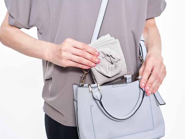 予約 高島ちぢみ 涼感UVストール ライトグレー_5