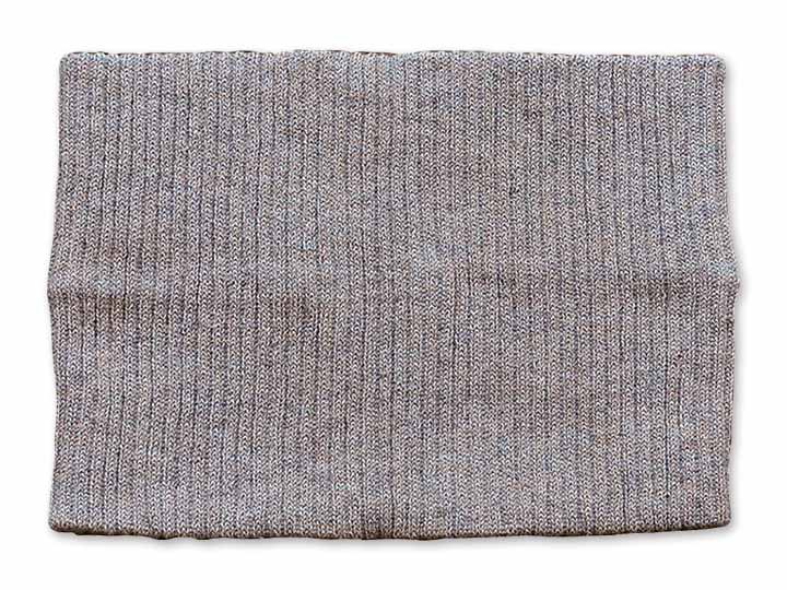 予約　ヤクとオーガニックコットンネックウォーマー　ブラウン