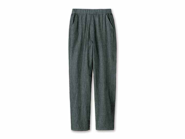 予約　さらっと軽いデニムパンツ　ブラック　ＬＬ