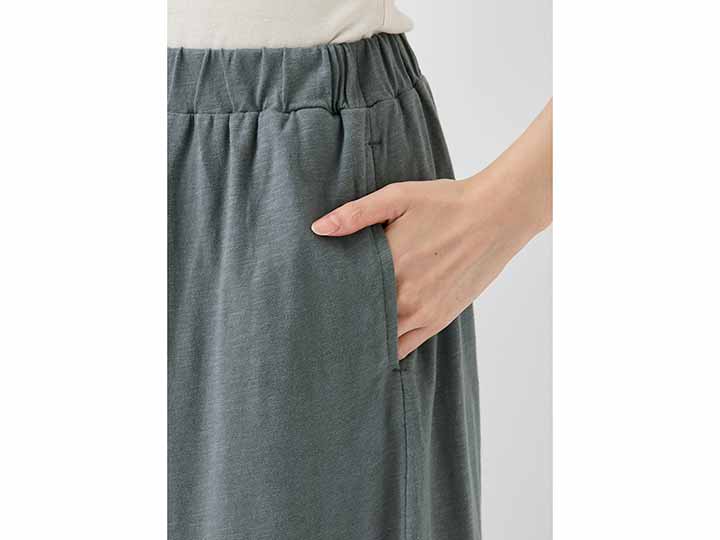 予約　ＯＣスラブワイドクロップドパンツ・グレイ系・Ｍ_2