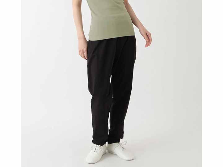 予約 OCストレッチリラックスパンツ・ブラック・M_2