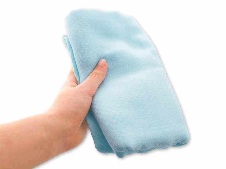 予約　やわらか〜いガーゼの大判バスタオル（水色）_4