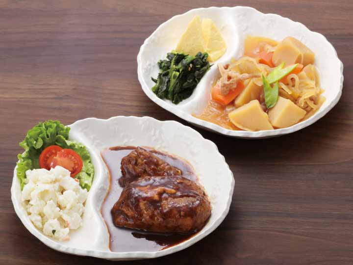 予約　ちょっと便利な惣菜＆ランチ皿（2枚組）_2