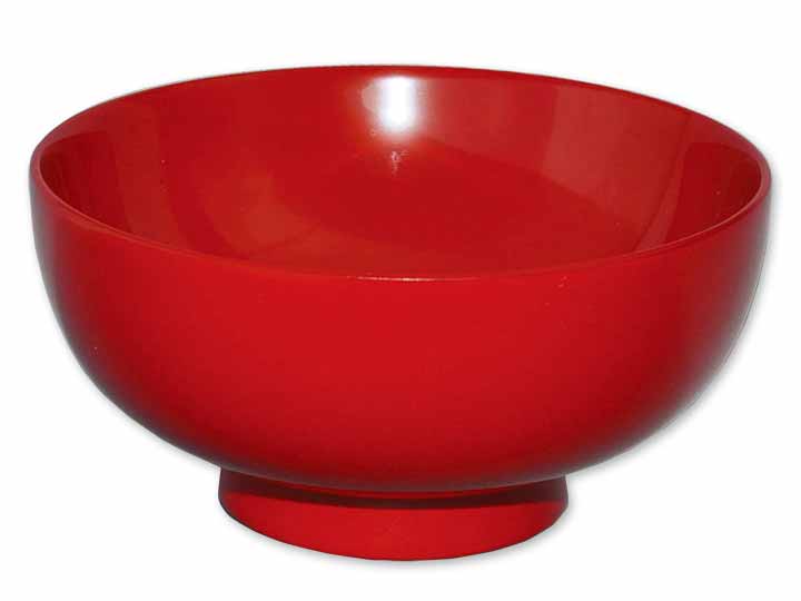 川連漆器汁椀朱