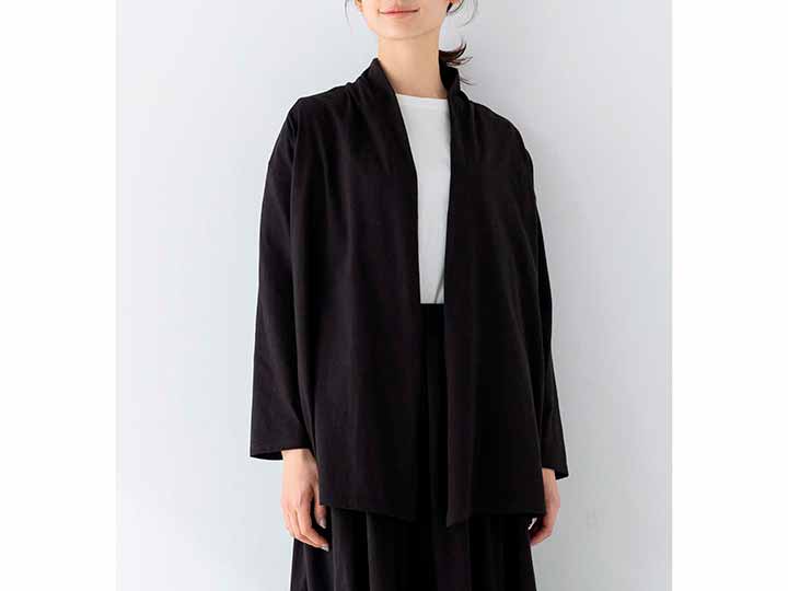 予約　ＯＣロングカーディガン・ブラック・Ｍ_3