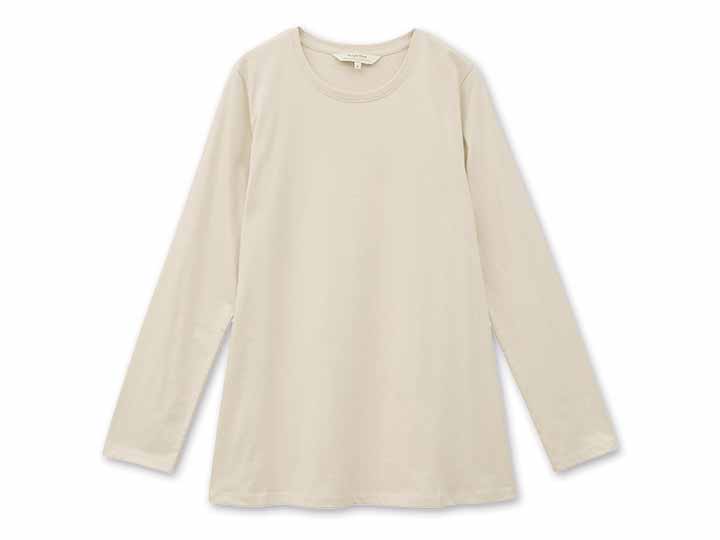 予約　ＯＣ　天竺フレアトップ・ベージュ・Ｍ