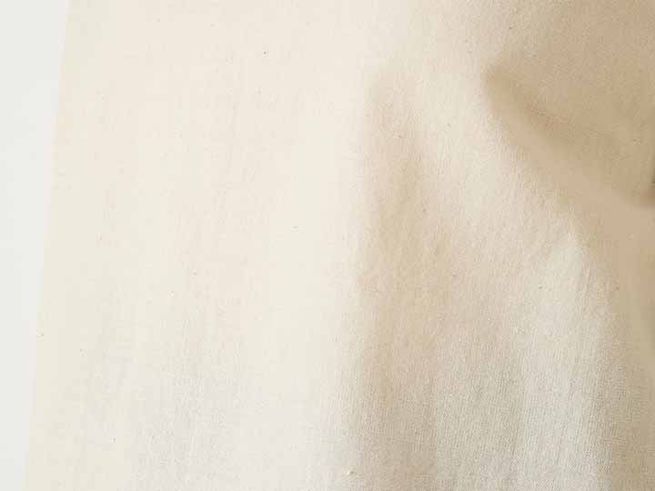 予約 手織りコットンヘンプ フレアブラウス ベージュ系 M_4