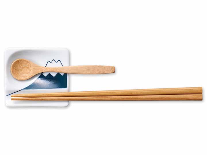重宝皿　2枚セット　富士山（赤・青）_2