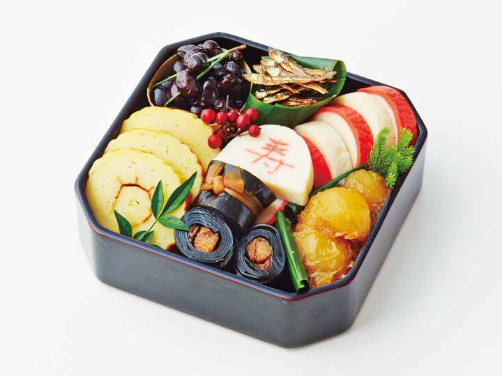 予約　川連漆器　八角二段　本溜（二段重箱）_3