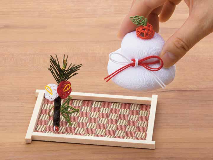 予約　手作り置飾り　鏡餅_2