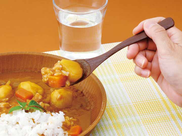 予約　食洗機に使える木目調スプーン（5本組）_2