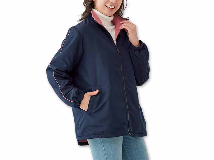 予約　裏フリース撥水ジャケット（ネイビー）Ｌ_3