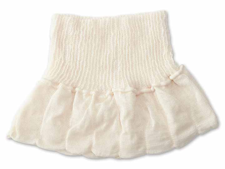 予約　しっとりシルクネックカバー（オフホワイト）