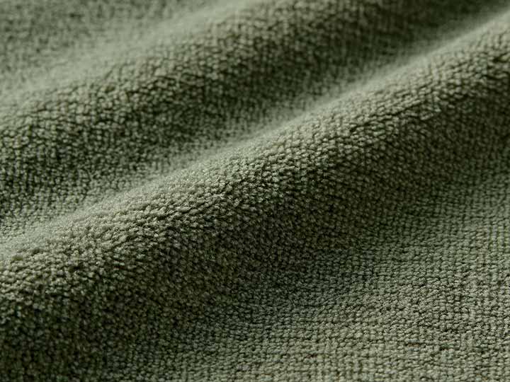 予約 毛布でつくった暖かメンズベスト(カーキ)M_4