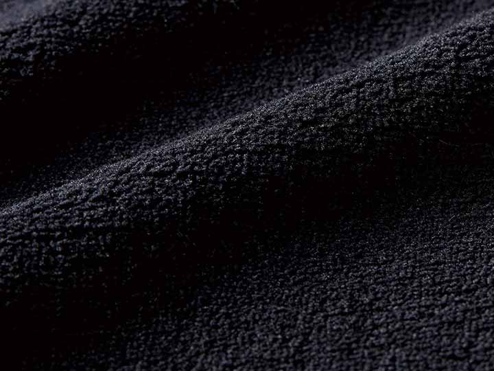 予約　毛布でつくった暖かメンズベスト（ブラック）ＬＬ_4